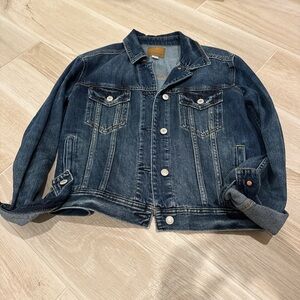 American Eagle Outfitters Dark Blue Denim Jacket